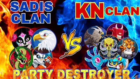 Destroying Kn Clan Party Sadis Clan Vs Kn Clan Agario Mobile