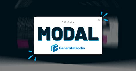 css  modal  generateblocks  admin bar