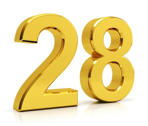 Número 28 | Foto Premium