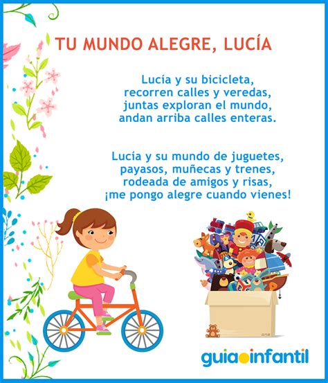 6 poemas cortos con el nombre Lucía para que los niños dediquen a amigas