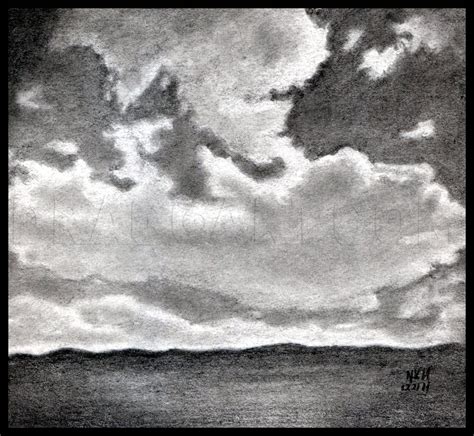 how to draw clouds realistic