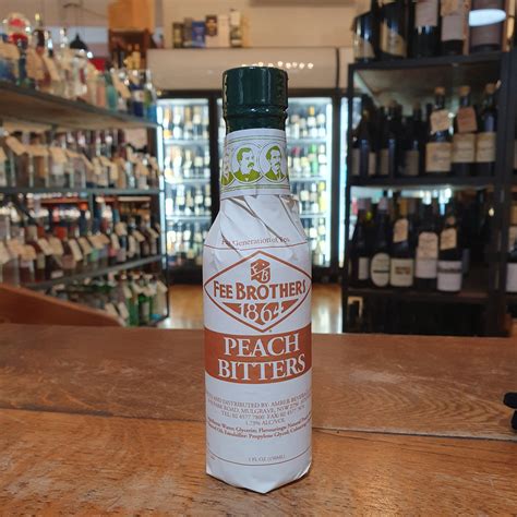 fee brothers peach bitters bitters ml cahns wines spirits