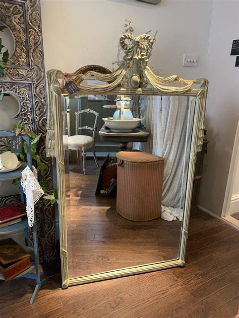 Gold Drape Bow Mirror - The Vintage Maker