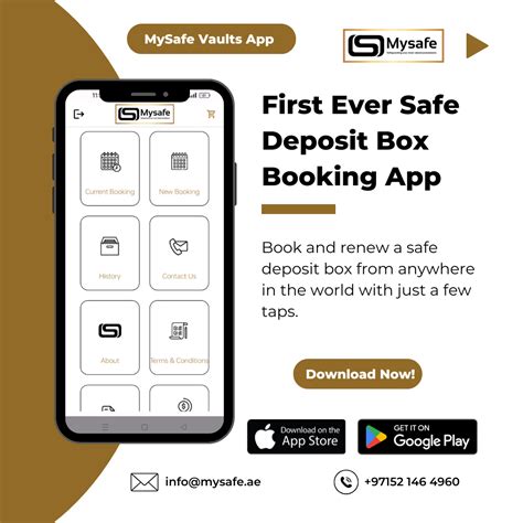 mysafe global vaults mobile app  automated safe deposit box