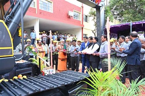 beml rolls  indigenously revamped excavator  loader solutions