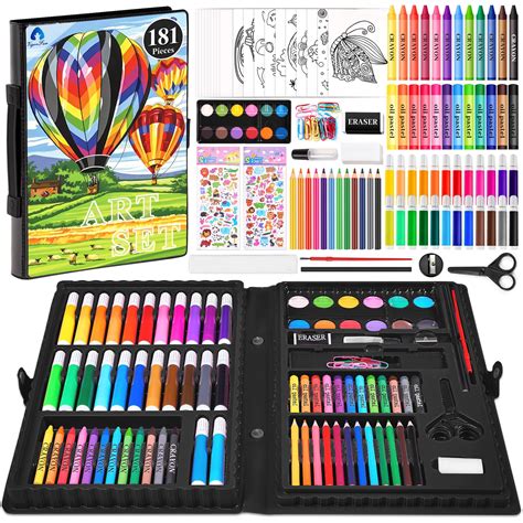 Kids Painting Supplies Artist Art Kit, Art Supplies Kids Coloring Set