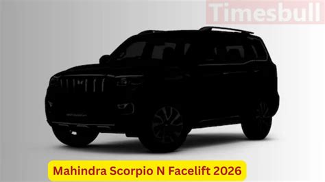mahindra scorpio  facelift     features