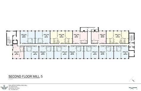 Mill 5 Floor Plans — Stehli Mill Lofts