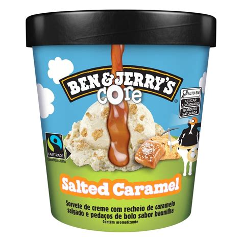 Sorvete Ben E Jerrys - Sorvete sabor Salted Caramel Ben&Jerry's 458ml| Compre online e receba ...