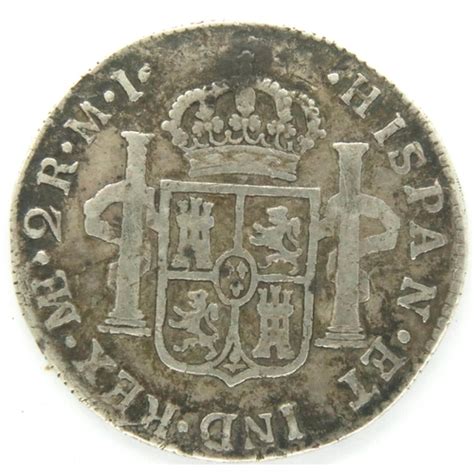 1787 Spanish Pirate Silver Two Reales P P Group 1 14 VAT For The