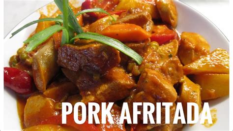 pork afritada kawaling pinoy  jordan timperley blog