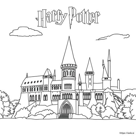 coloring pages harry potter 8