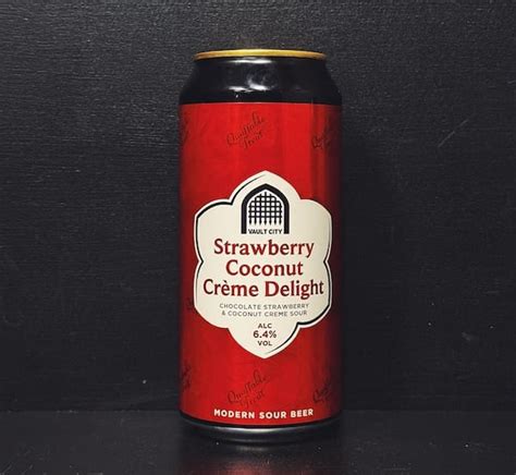 Strawberry Coconut Creme Delight | Vault City | Sour | Scotland | Brew ...