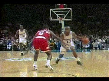 Tim Hardaway Crossover Gif