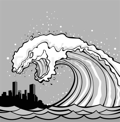 tsunami clip art