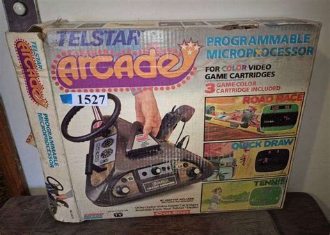 Coleco Telstar Arcade Vintage Video Game Console In Box Mark Van Hook
