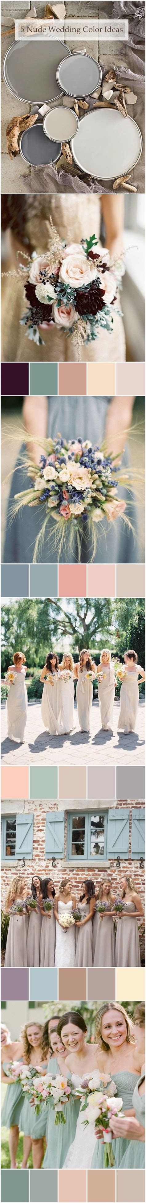 Trending Nude Wedding Color Ideas For Your Big Day