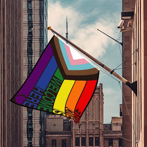 Snapklik Progress Pride Flag Gay Flag Rainbow Lgbt Flag X Foot Pcs Outdoor Indoor