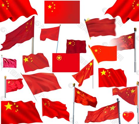 手绘红色国旗元素设计元素素材免费下载图片编号8885836 六图网