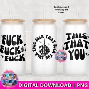 Wavy Retro Shirt Designs Fuck This Fuck That Fuck You PNG Etsy