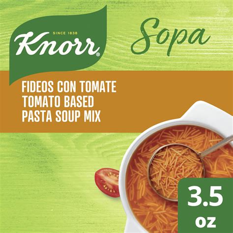 Knorr Sopa Pasta Soup Mix Tomato Based Noodle Pasta Oz Walmart