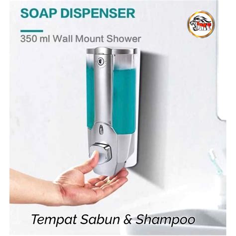 Jual Dispenser Sabun Cair Tabung 350ml Hand Soap Key Lock Tube Double