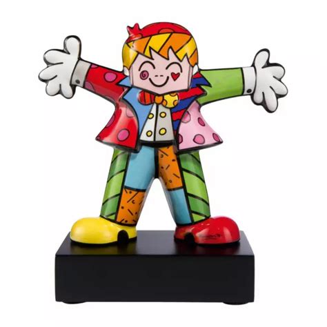 Goebel Hug Too Figur Pop Art Romero Britto Bunt Porzellan Eur