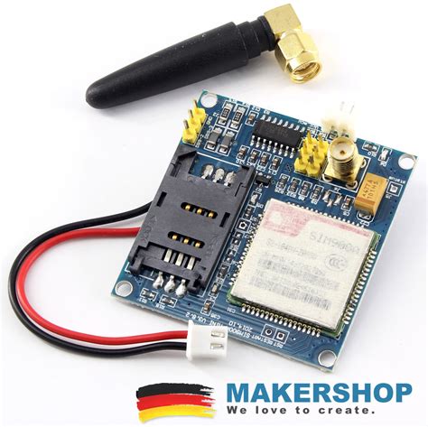 SIM900A V4.1 Modul GPRS/GSM 900/1800 MHz Dual-Band Shield Arduino ...