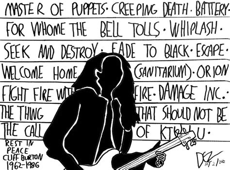 Cliff Burton Tribute By Dcz Samurai Raven95 On Deviantart