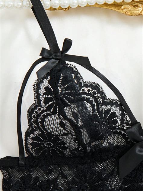 2pcs Set 2025 Spring Sexy Lace Mesh Transparent Seductive Lingerie Nightgown Set For Sale