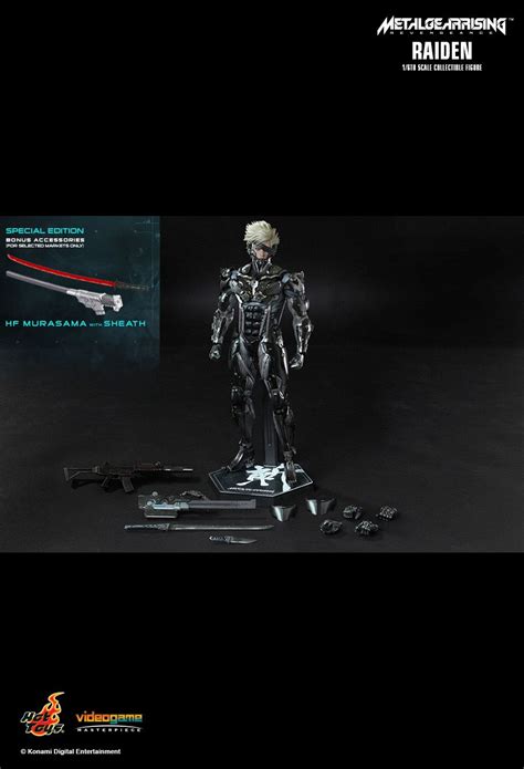 Raiden Metal Gear Rising Revengeance Scale Figure Hot Toys Hi Def Ninja Pop Culture