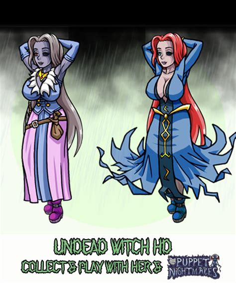 Undead Witch HD Outfits Rain Game Sprite By Phoenixignis Hentai Foundry
