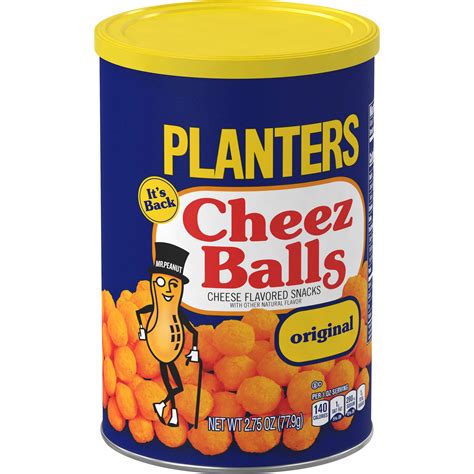 Buy Planters Original Cheez Balls Cheese Flavored Snacks (6 ct Pack, 2. ...