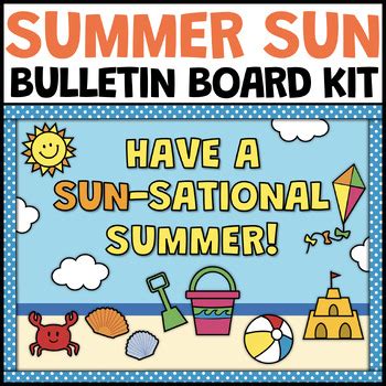 Summer Bulletin Board Ideas - Sunshine and Beach End of the Year Bulletin Board