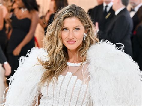 Pregnant Gisele Bündchen Is Bumping Right Along in a Teeny Black Bikini Sheer Lace Coverup