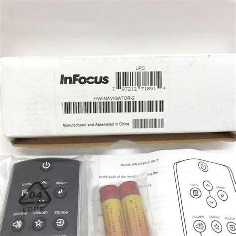 InFocus Projector Remote Control – Milton Wares