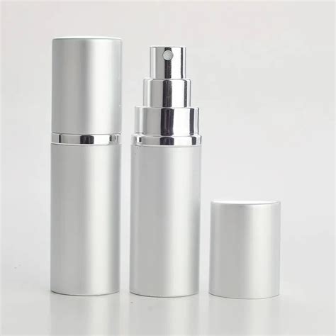 25 Ml De Parfum En Aluminium Portable Avec Atomizer En Verre Vide