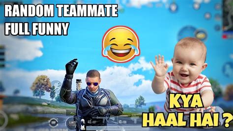 Funny Random Teammate 🤣 Bgmi Funny Commentry Gameplay 🤣 Bgmi Funny