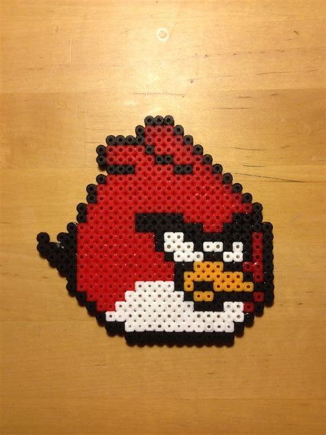 Angry Birds Red Bird Hama Beads By Pixelplastik On Deviantart Angry Birds Red Angry Bird