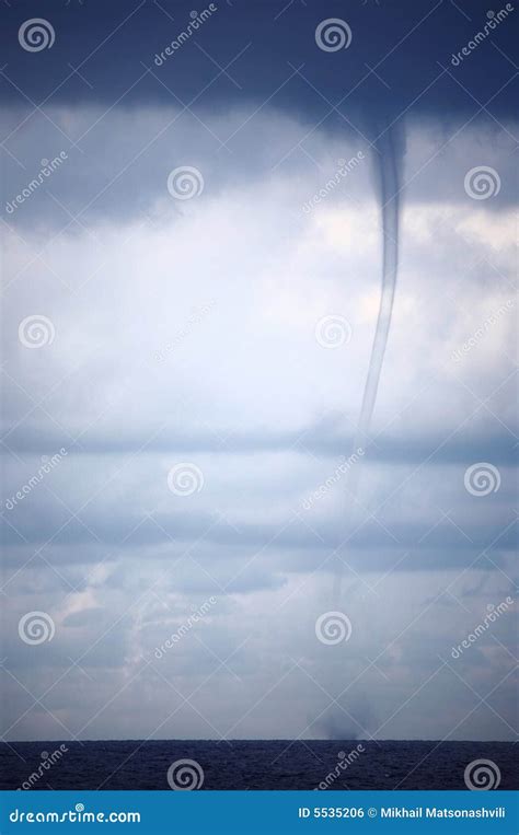 Tornado and storm clouds stock photo. Image of cyclone - 5535206