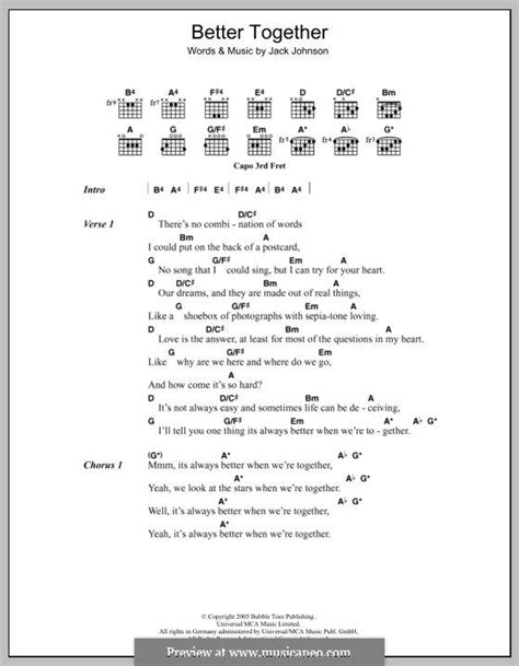 Better Together By J Johnson Lyrics And Chords Ukulele Chords Songs Music Theory Guitar