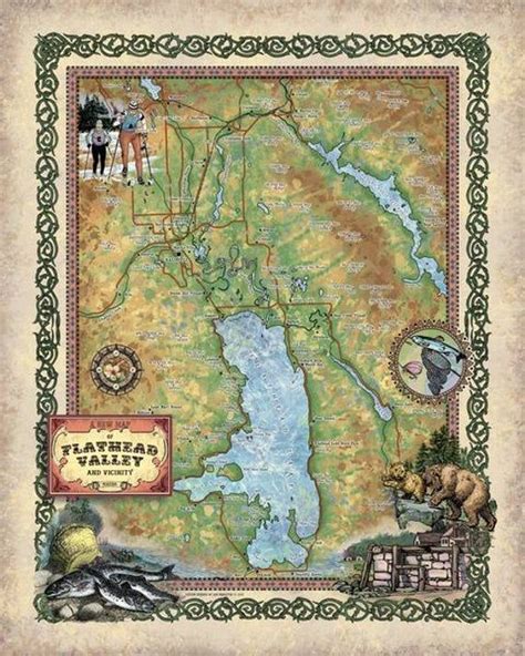 Flathead Valley, flathead lake, flathead lake mt, flathead lake map ...