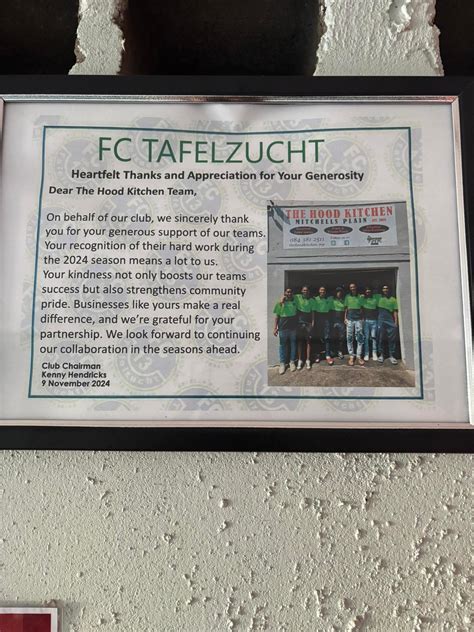 The Hood Kitchen - Mitchell's Plain - What we have most places achieve