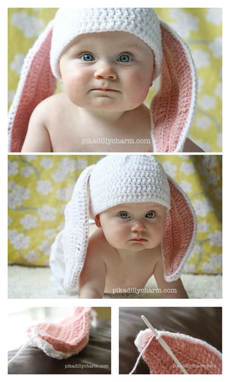 Adorable Crochet Bunny Hat Free Patterns For Easter