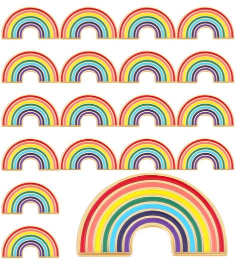 Lot Pcs Rainbow Pride Pins Gay Pride Flag Lgbt Enamel Lapel Pin Pin Decoration For Clothes And
