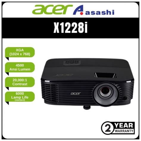 Acer X I Xga Lumens Dlp Projector Vga X Rca X Hdmi X