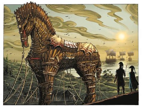 trojan horse art  war  justin eli blog