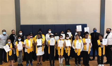 The Inaugural Class Of National Elementary Honors Society Students At