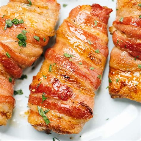 Bacon Wrapped Chicken Thighs Or Breasts Our Salty Kitchen