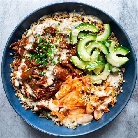 Spicy Pork Grain Bowl | Mob